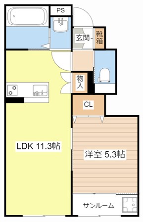 グッドライフステージ南川瀬の物件間取画像